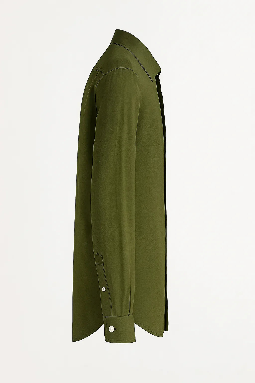 PureEase Long Sleeve Button-Up Linen Shirt