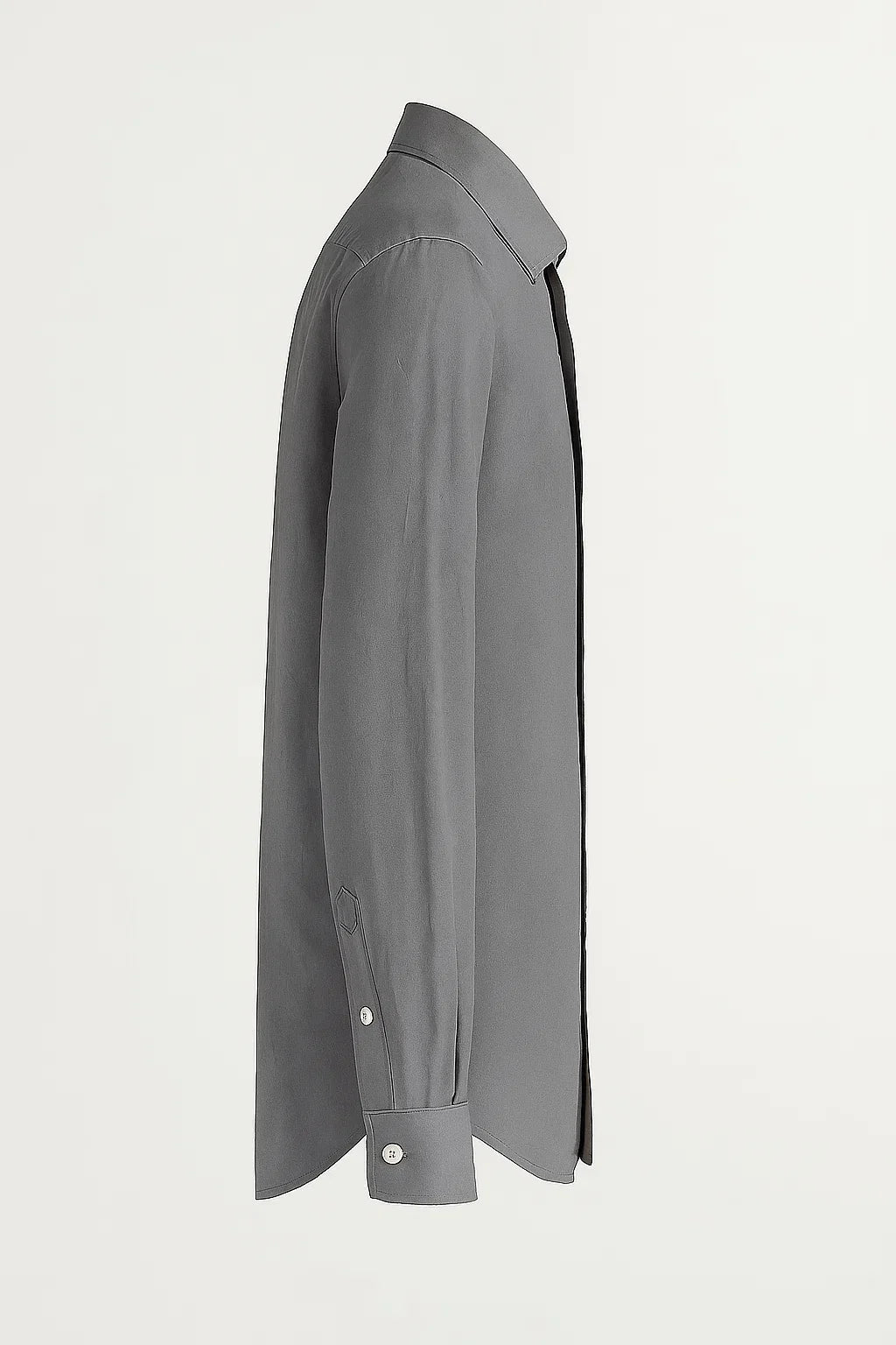 PureEase Long Sleeve Button-Up Linen Shirt