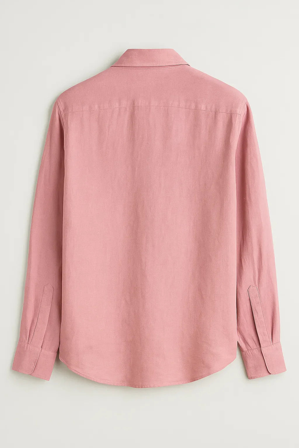 PureEase Long Sleeve Button-Up Linen Shirt