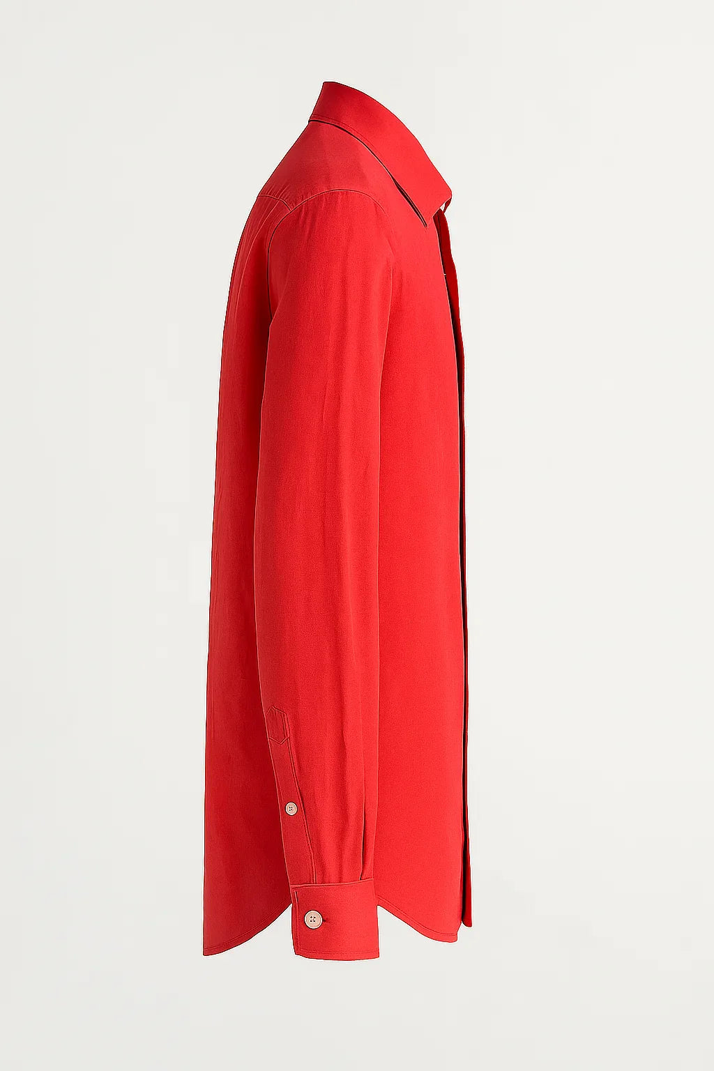 PureEase Long Sleeve Button-Up Linen Shirt