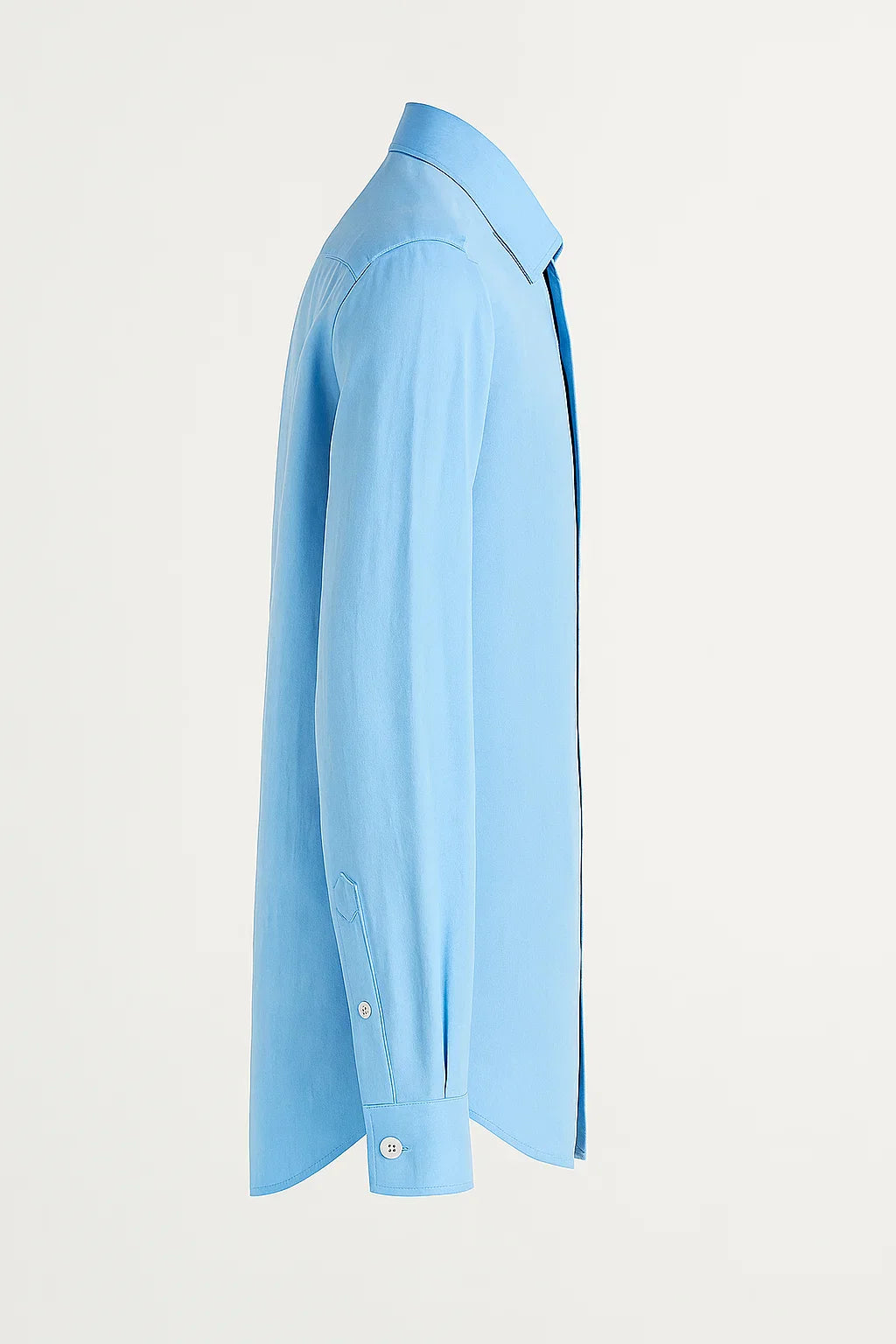 PureEase Long Sleeve Button-Up Linen Shirt
