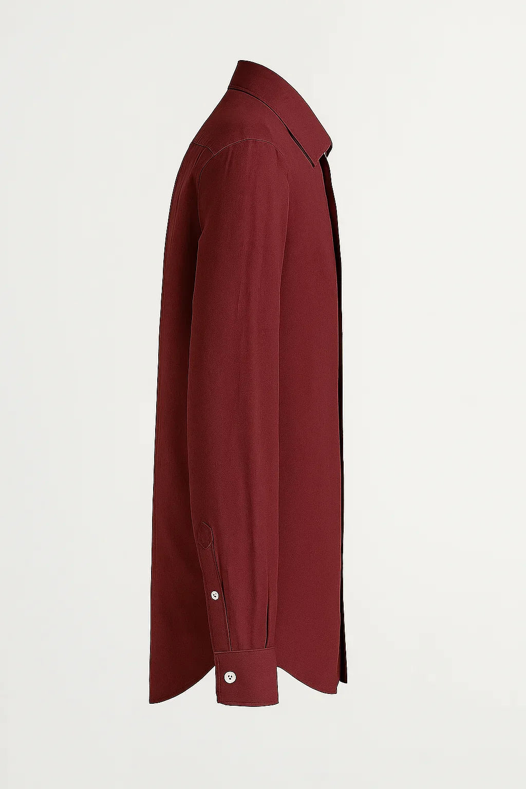 PureEase Long Sleeve Button-Up Linen Shirt