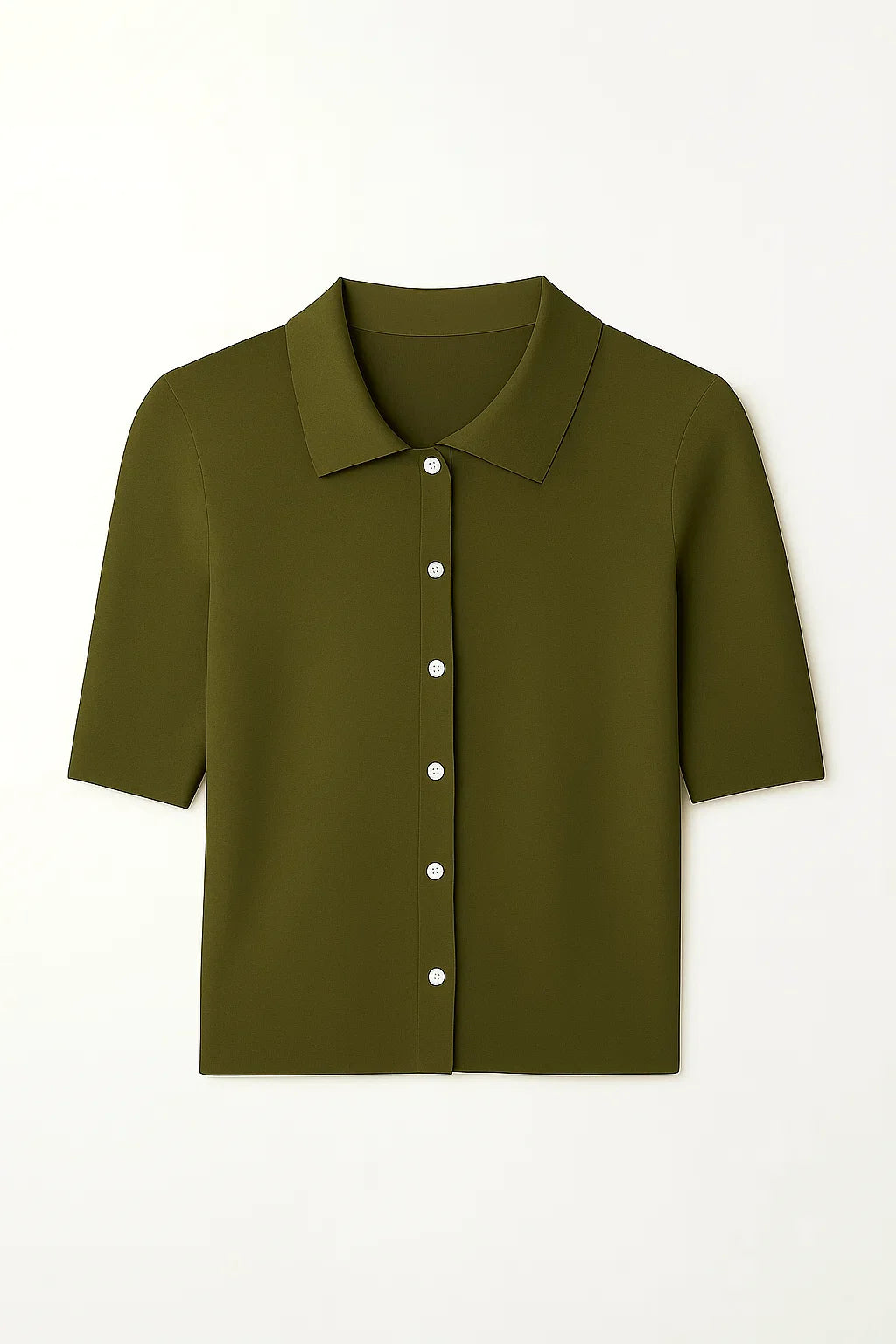 Refine Half Sleeve Polo Knit