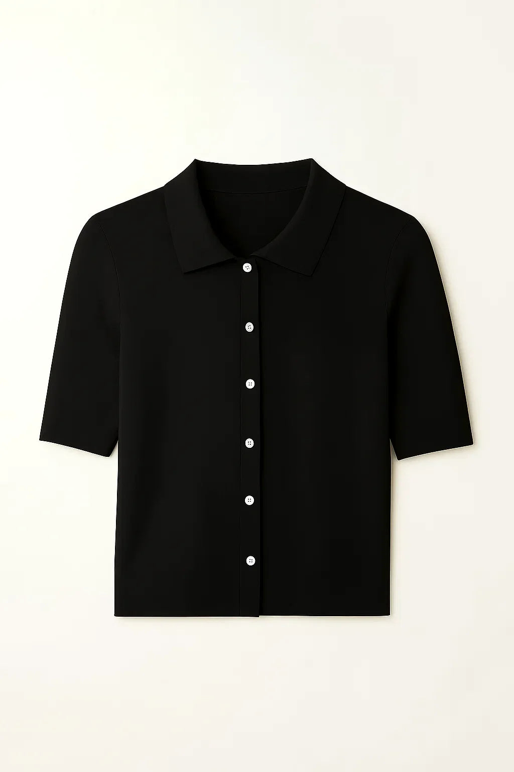 Refine Half Sleeve Polo Knit
