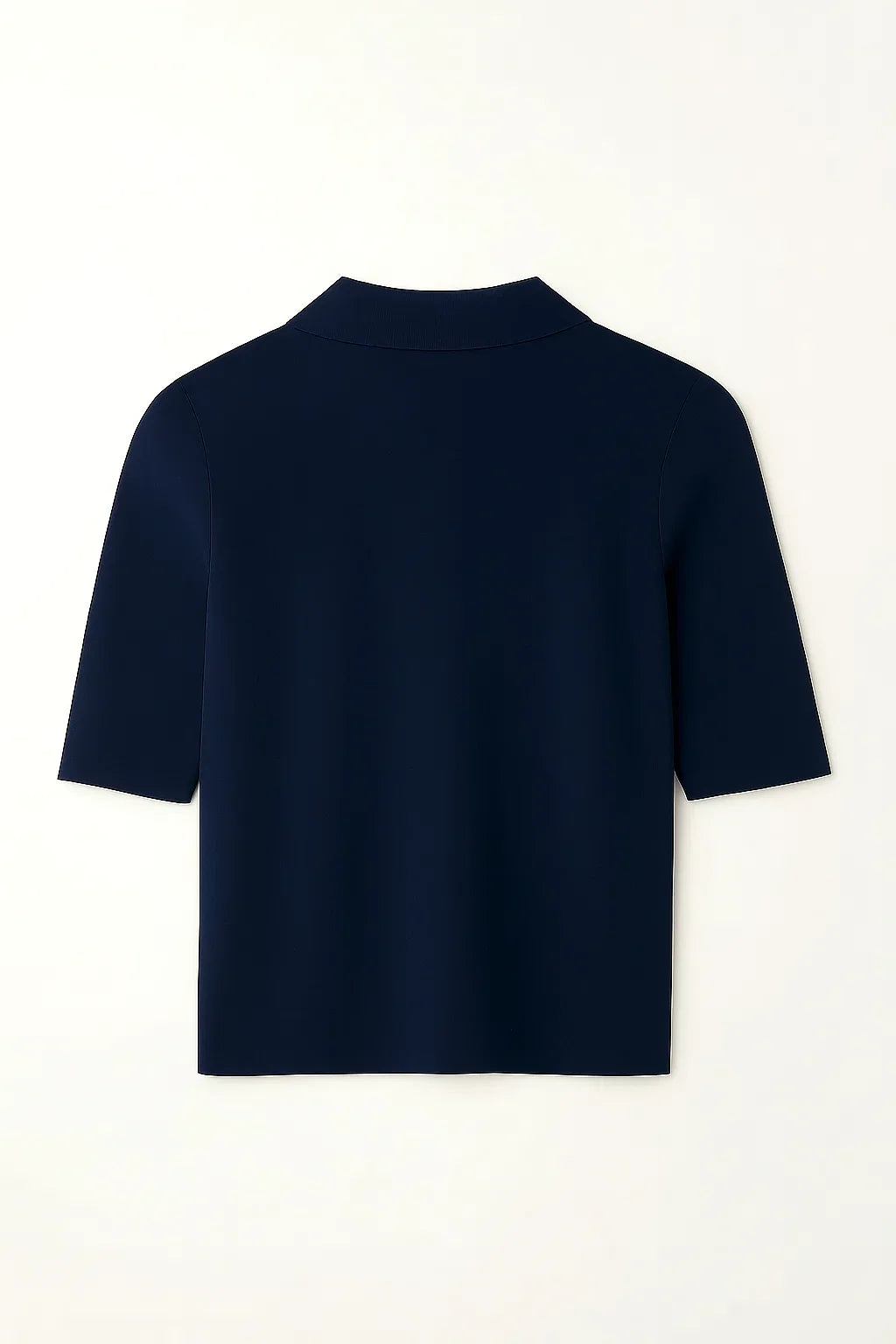 Refine Half Sleeve Polo Knit