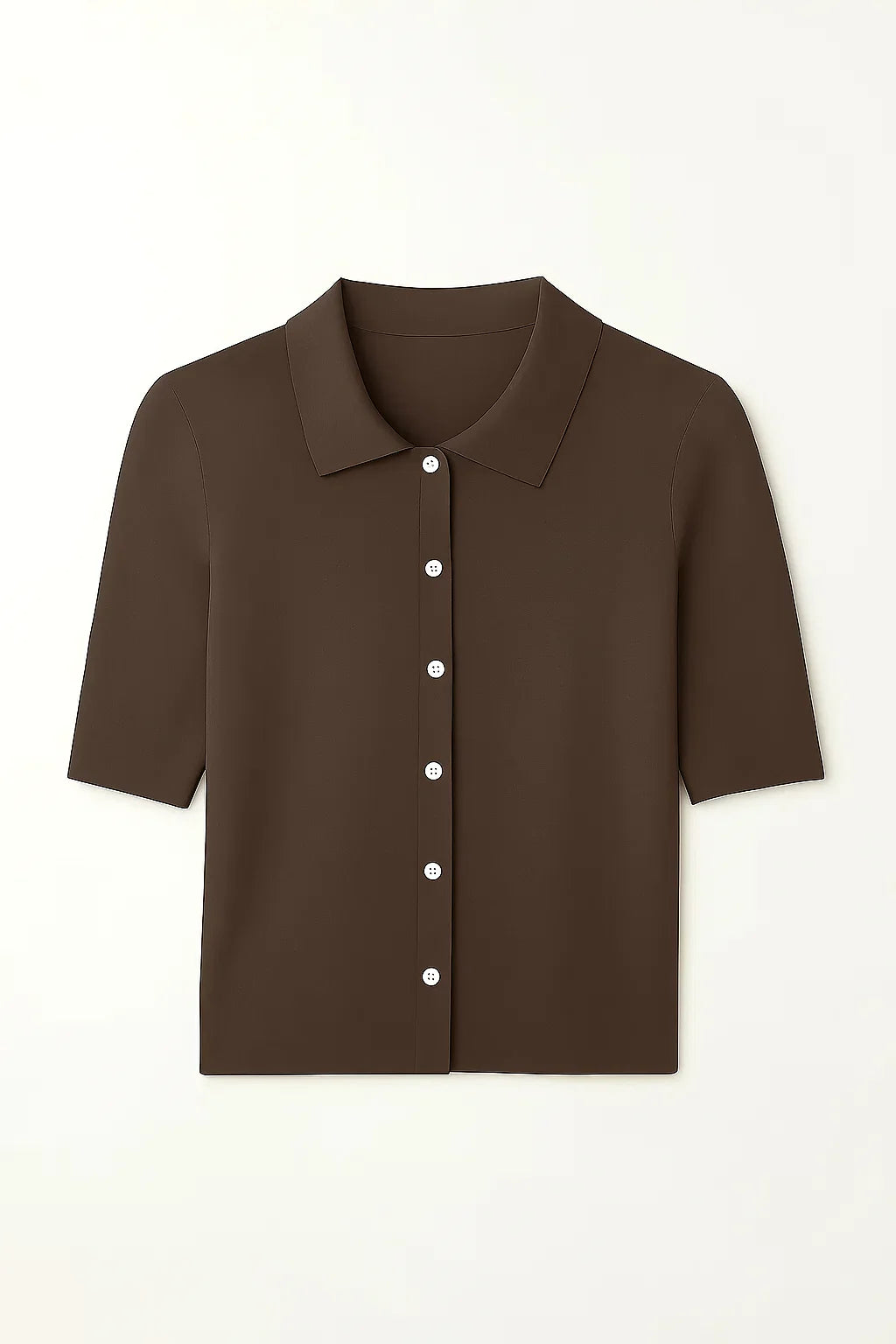 Refine Half Sleeve Polo Knit
