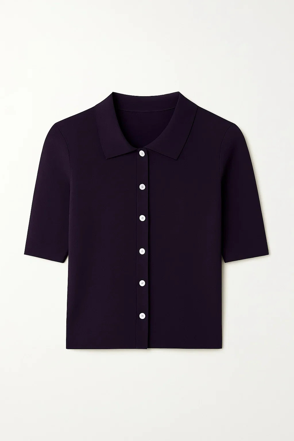 Refine Half Sleeve Polo Knit