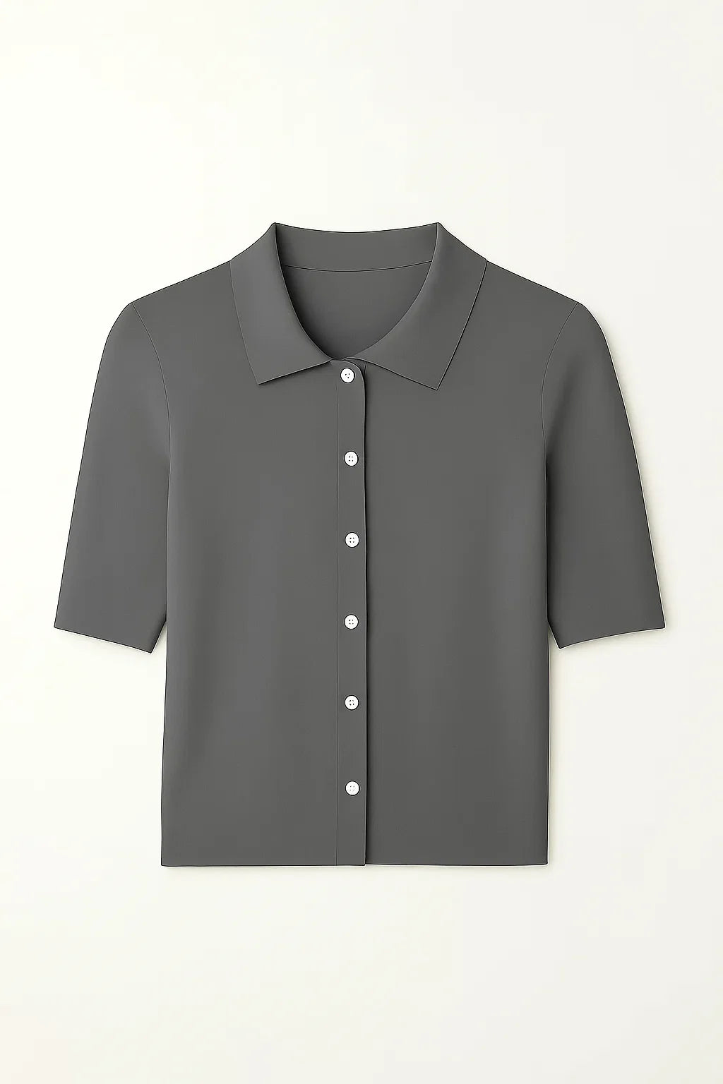 Refine Half Sleeve Polo Knit