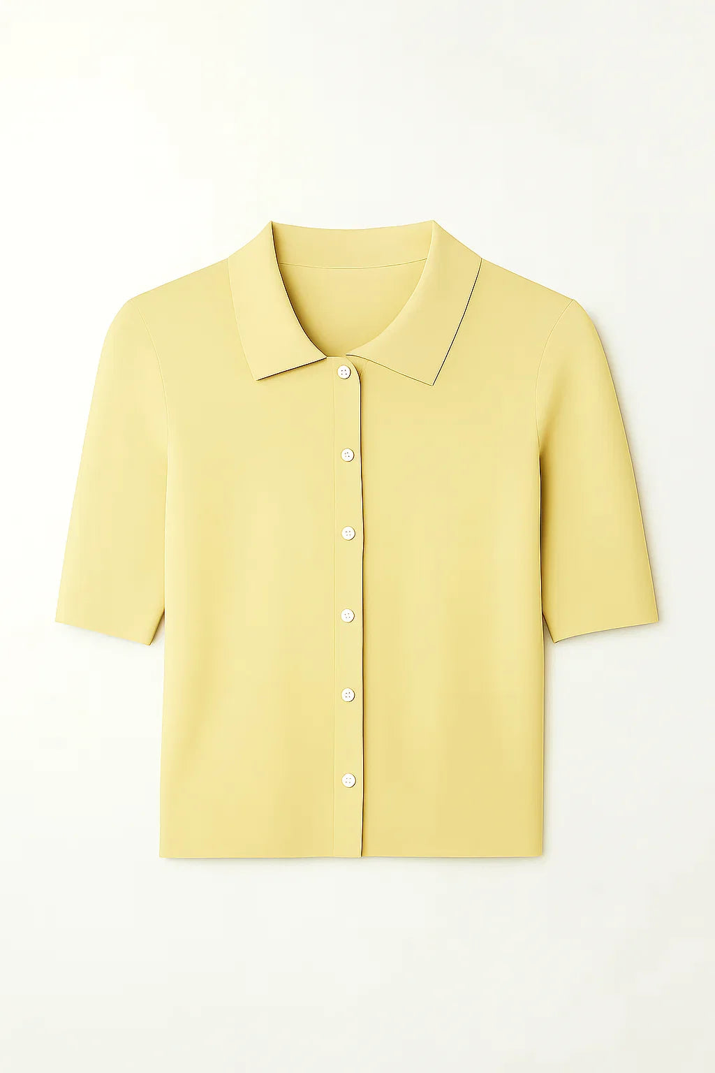 Refine Half Sleeve Polo Knit