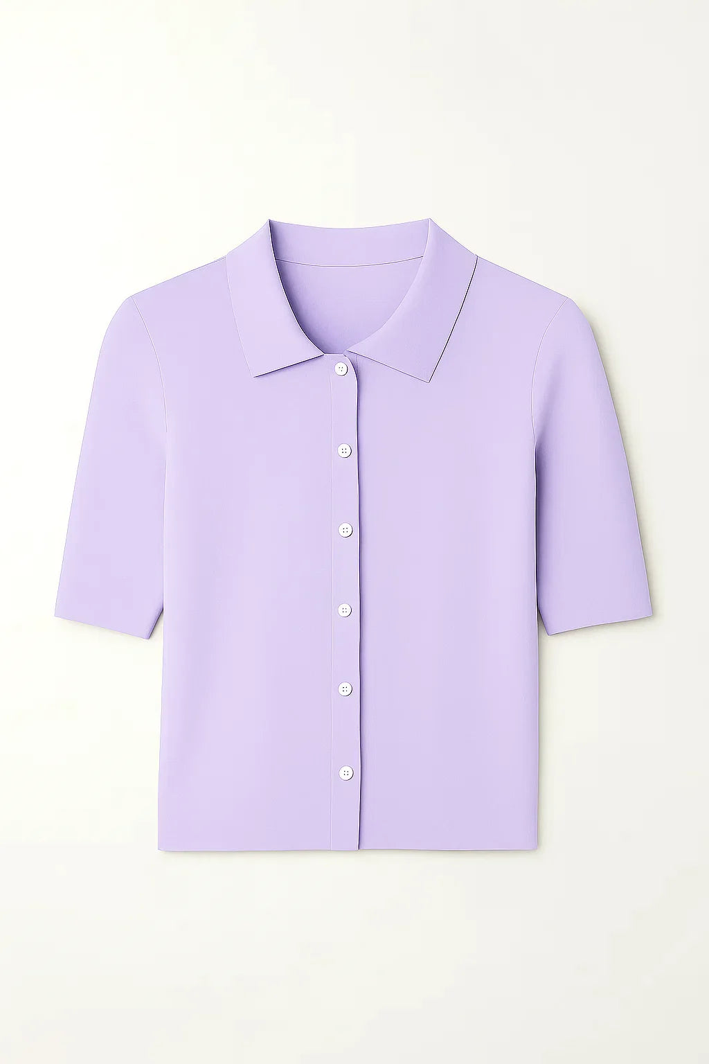 Refine Half Sleeve Polo Knit