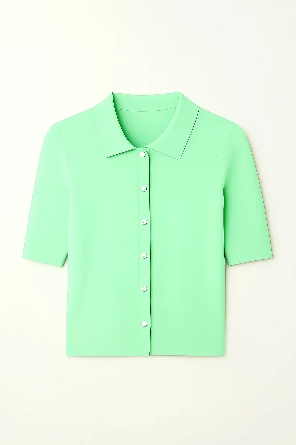 Refine Half Sleeve Polo Knit