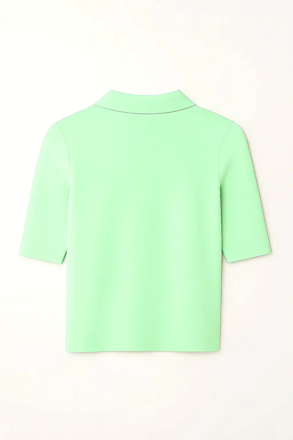Refine Half Sleeve Polo Knit