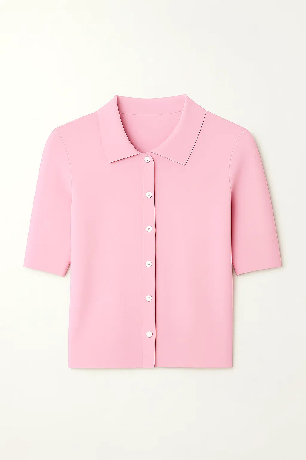 Refine Half Sleeve Polo Knit