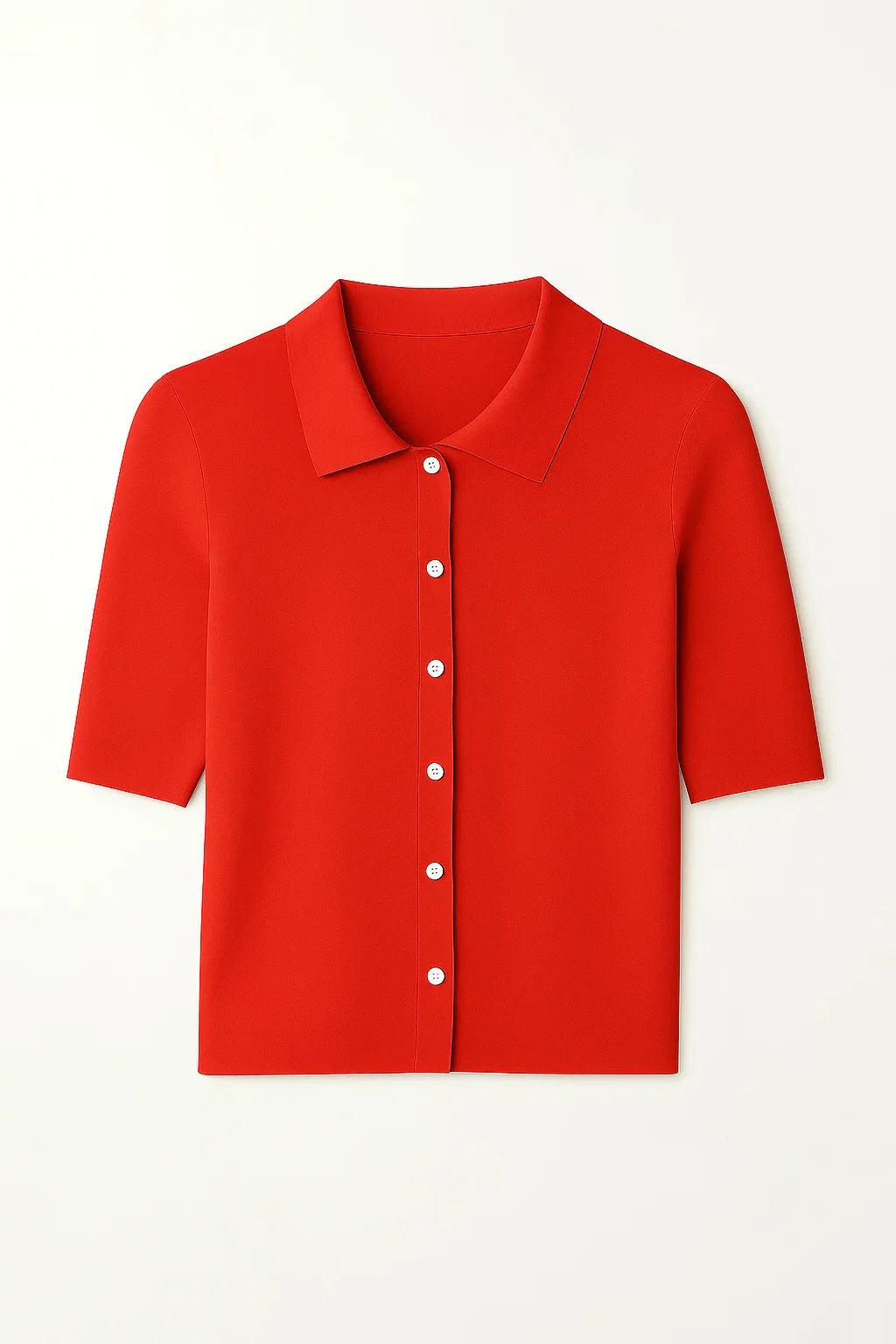 Refine Half Sleeve Polo Knit