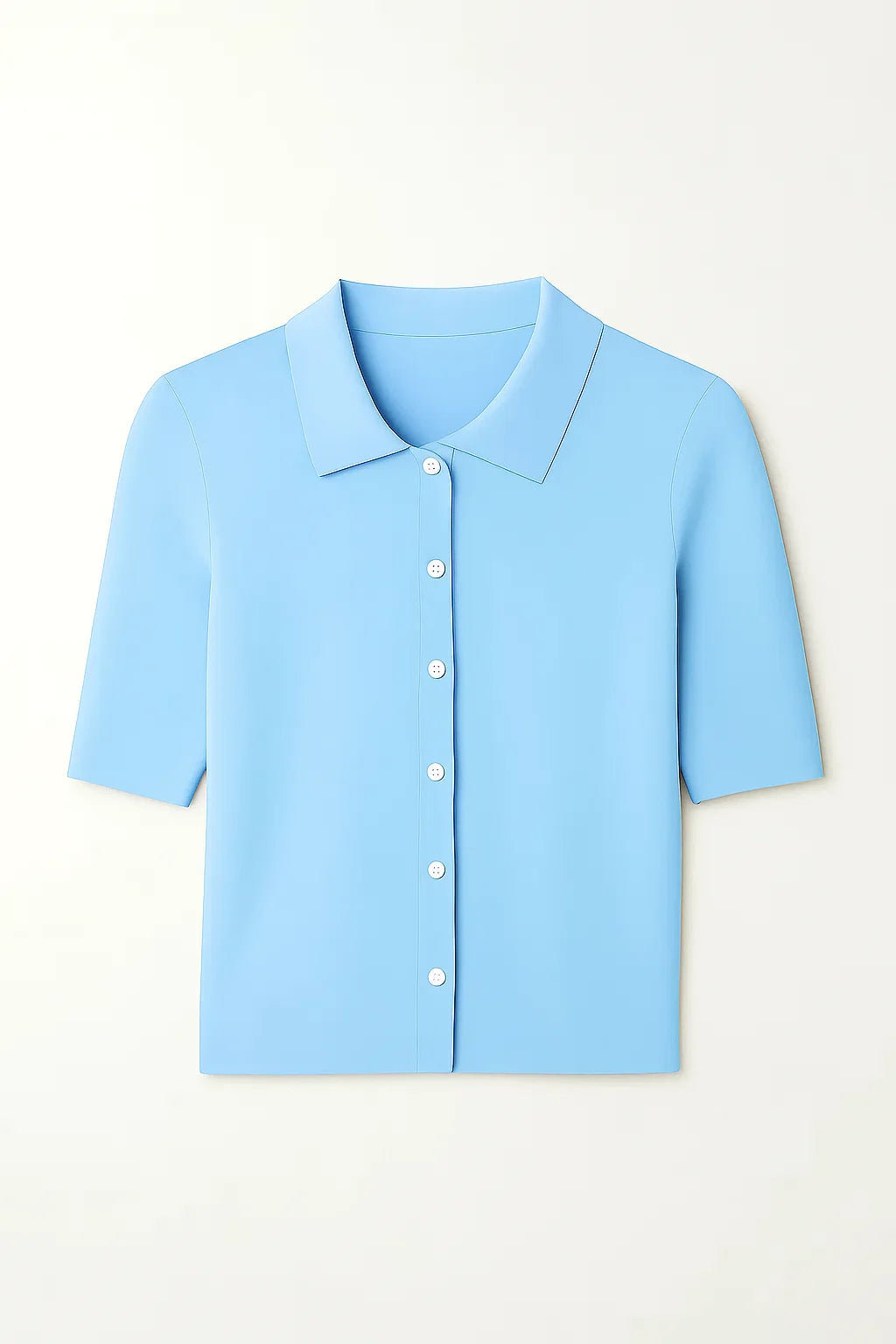 Refine Half Sleeve Polo Knit