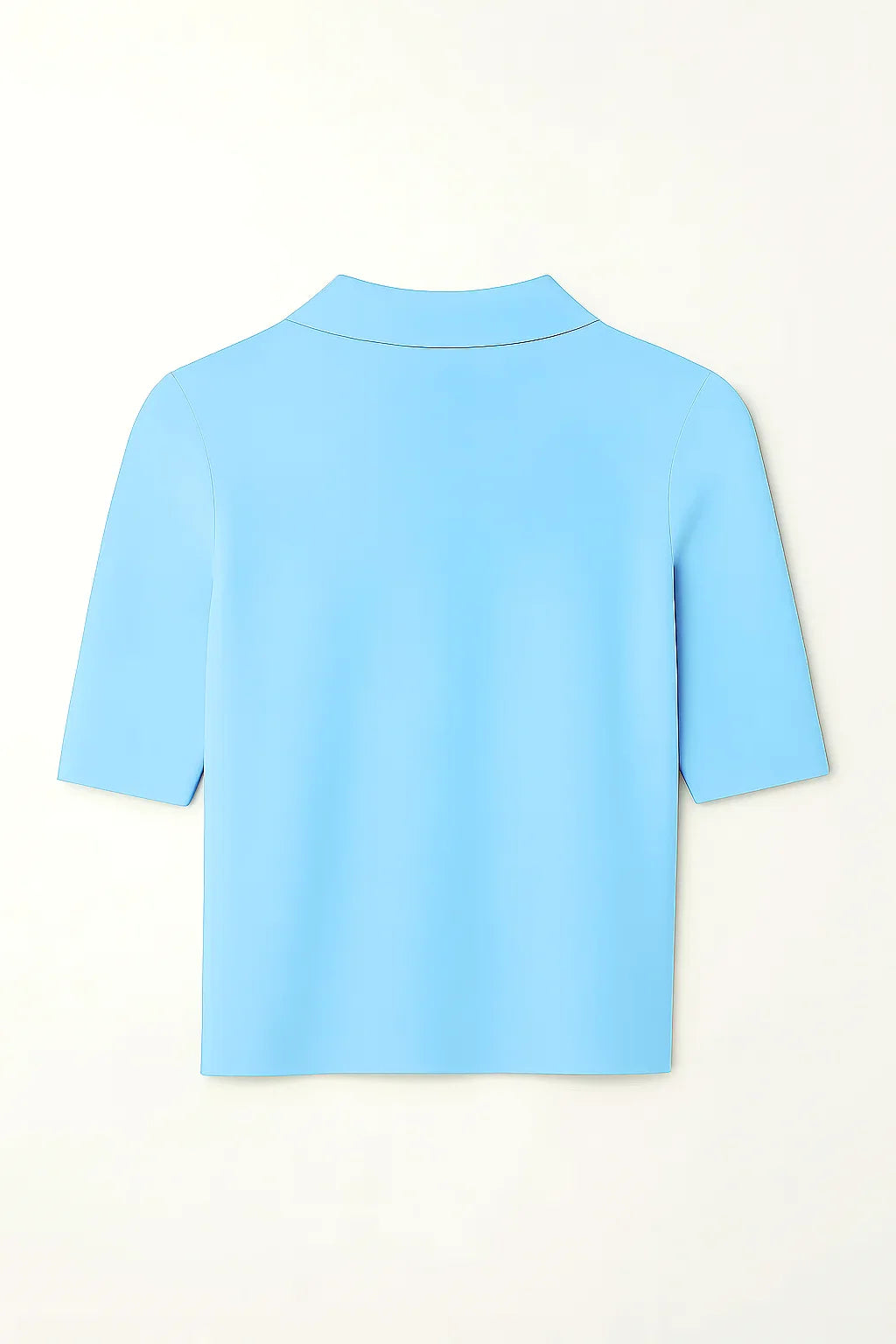 Refine Half Sleeve Polo Knit