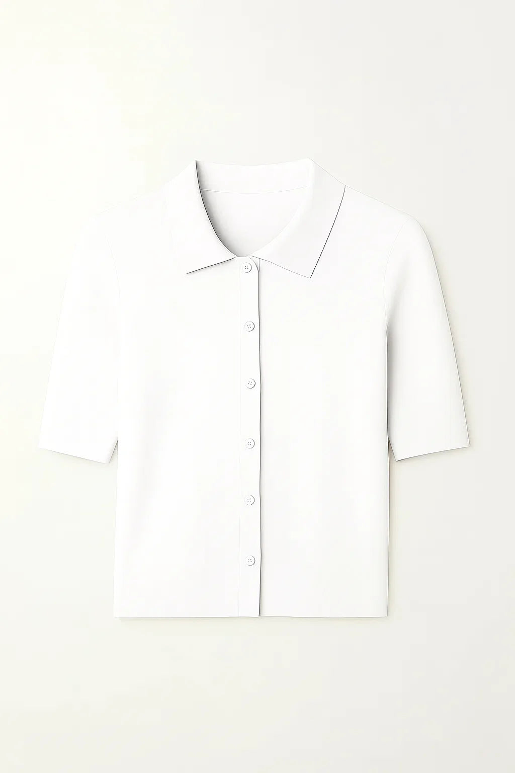 Refine Half Sleeve Polo Knit