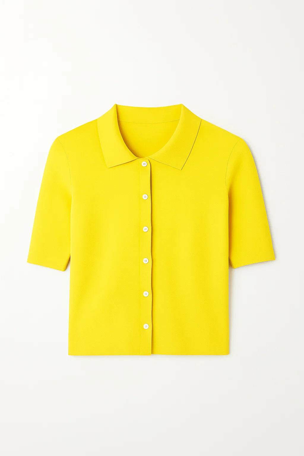 Refine Half Sleeve Polo Knit