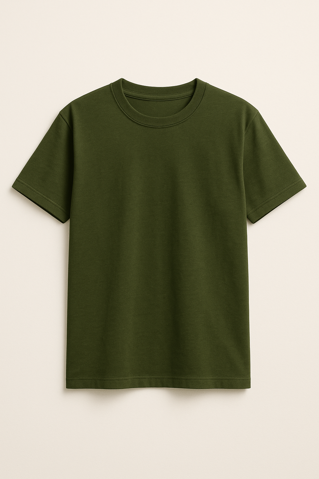 Relaxed Fit Cotton Crew Neck T-Shirt
