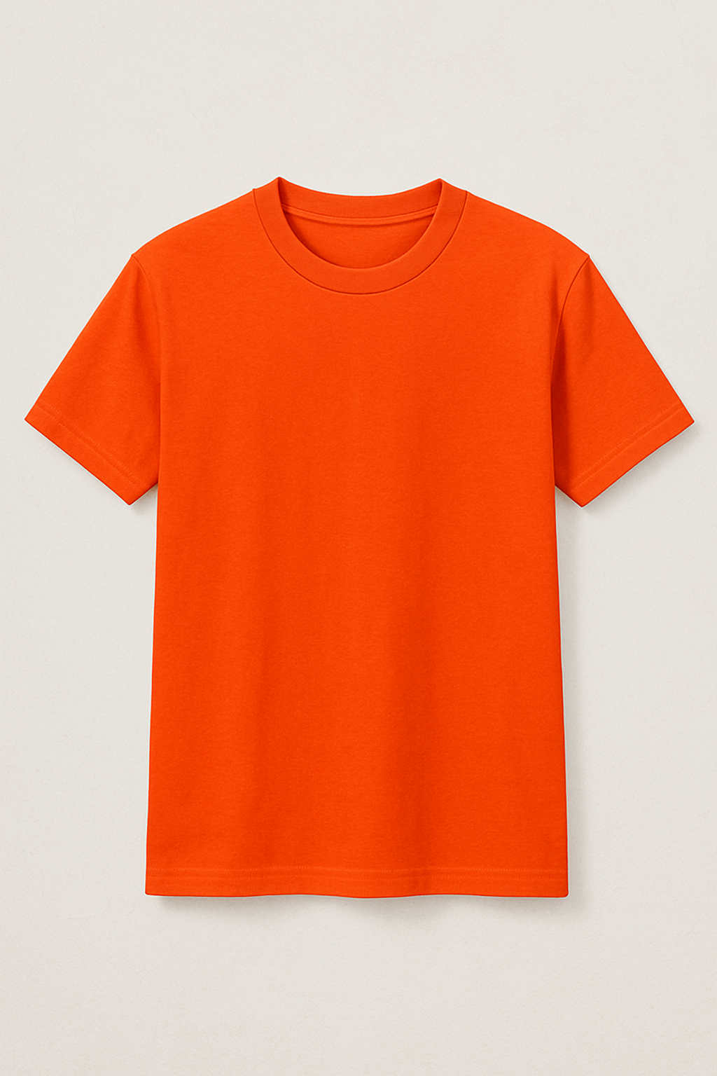 Relaxed Fit Cotton Crew Neck T-Shirt