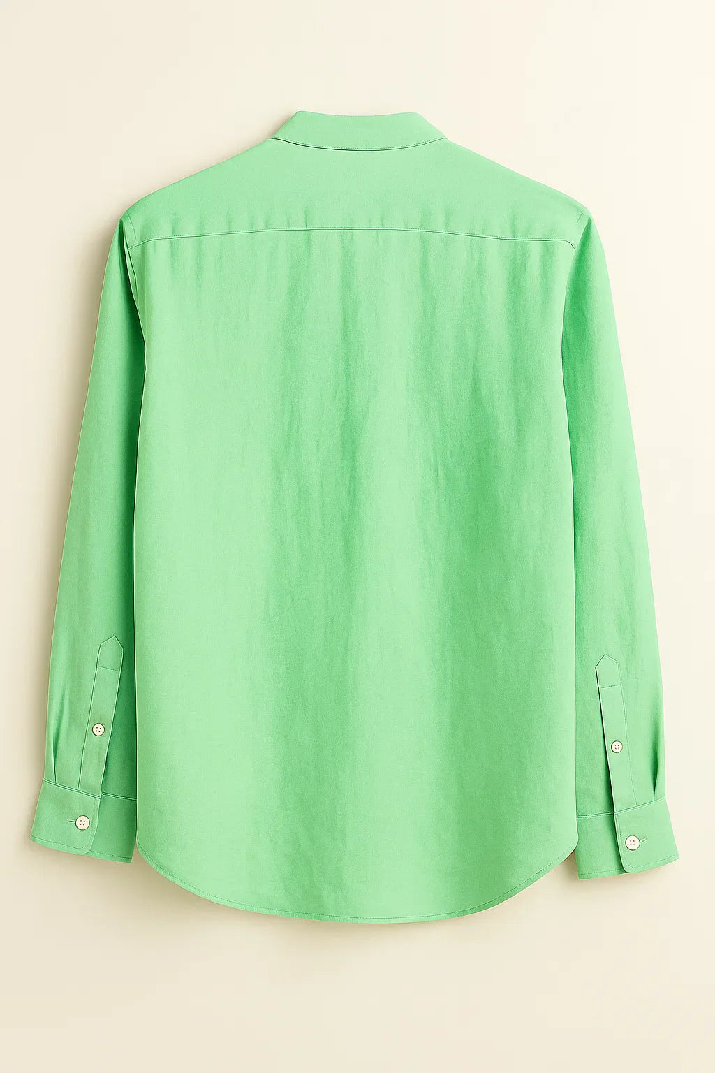 TerraLuxe Long Sleeve Linen Stand Collar Shirt