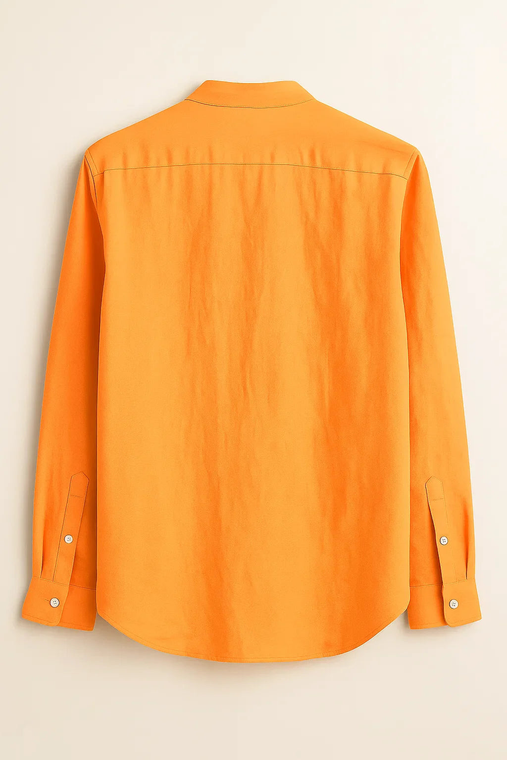 TerraLuxe Long Sleeve Linen Stand Collar Shirt