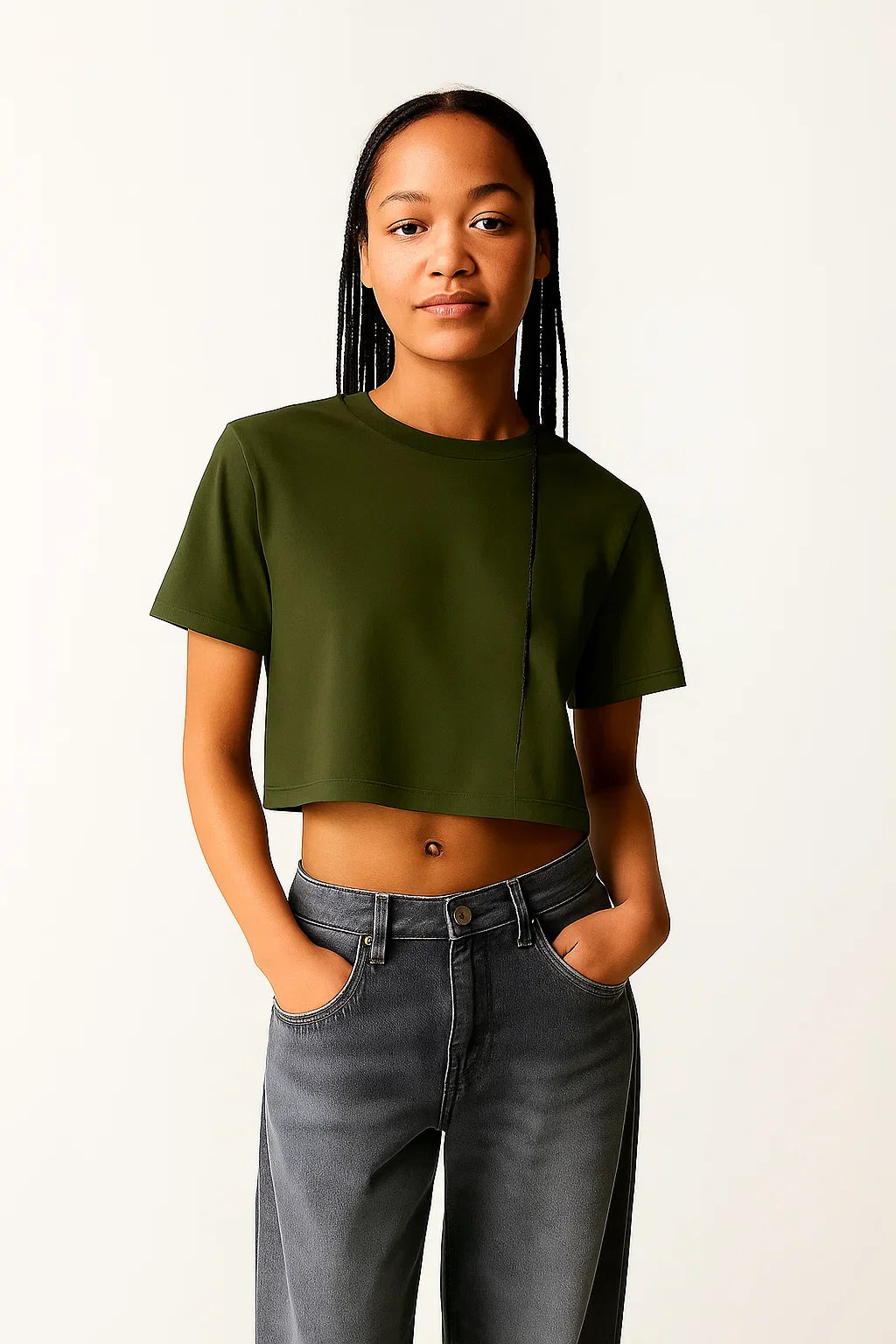 Urban Edge Cropped Tee