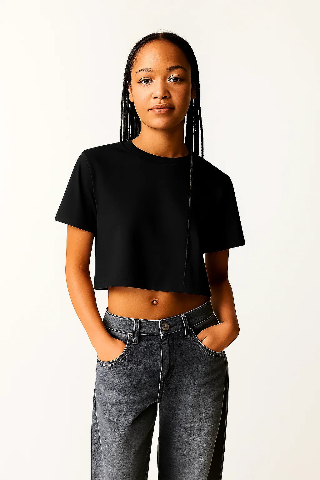 Urban Edge Cropped Tee