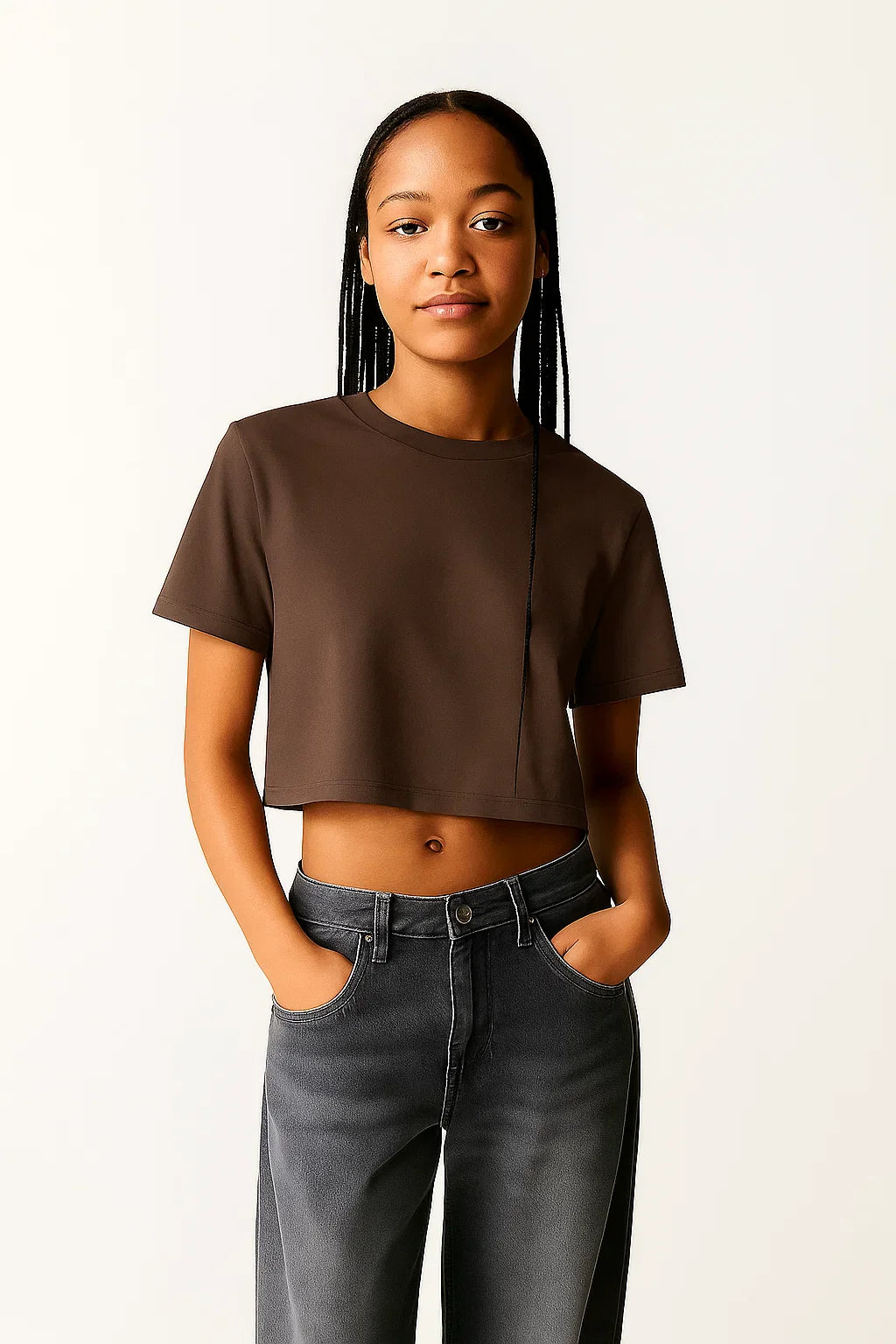 Urban Edge Cropped Tee