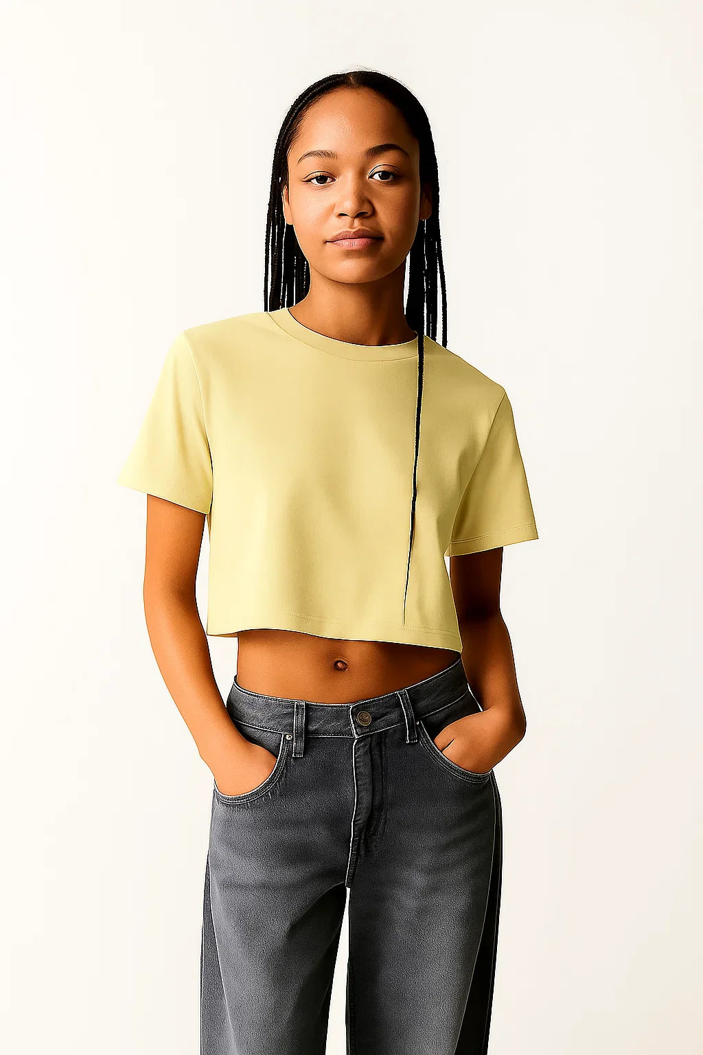 Urban Edge Cropped Tee
