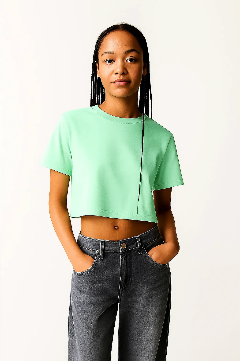 Urban Edge Cropped Tee