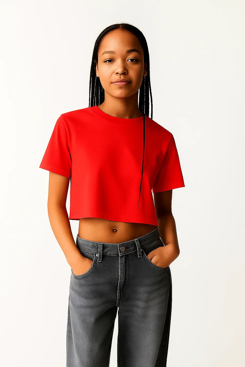 Urban Edge Cropped Tee