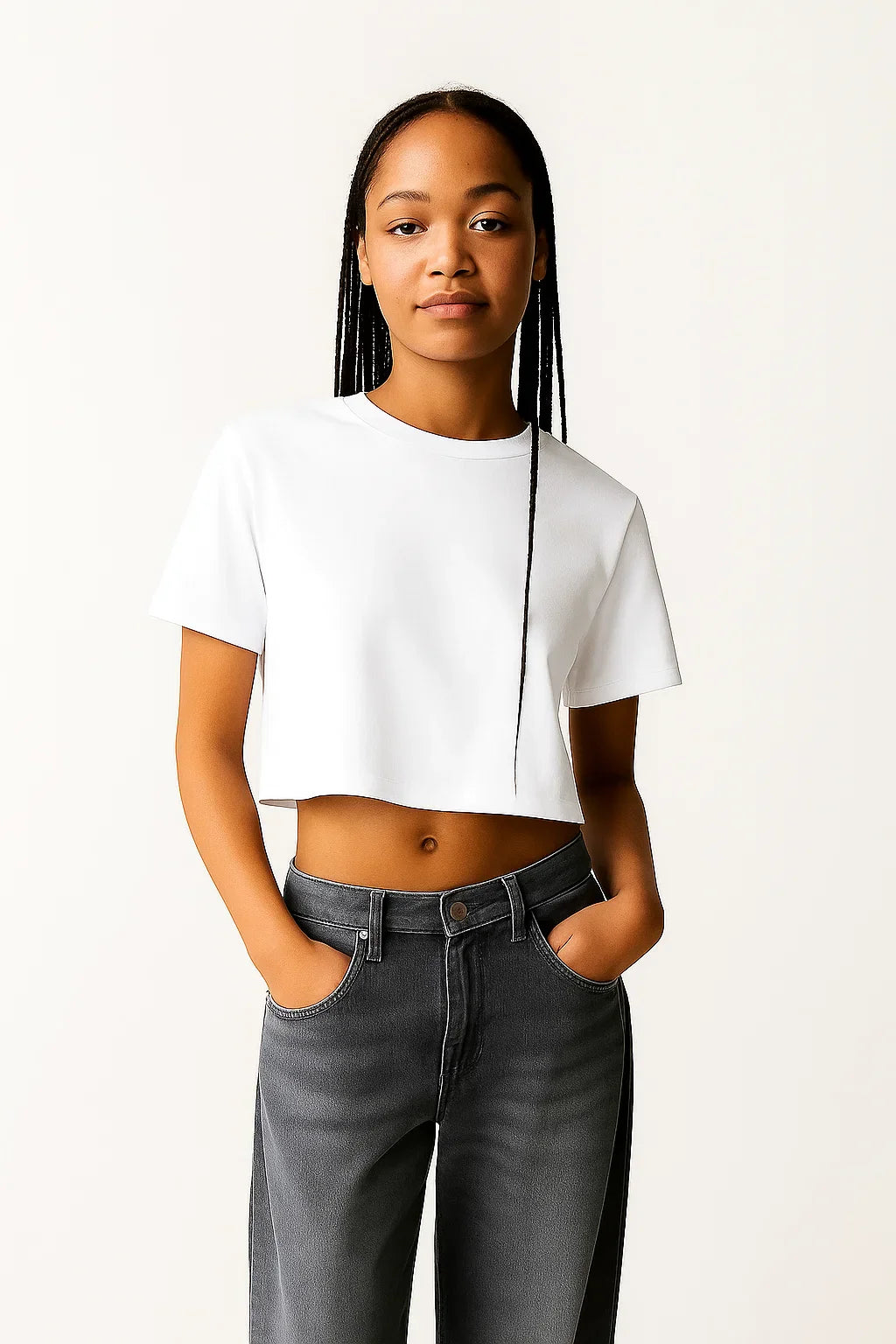 Urban Edge Cropped Tee