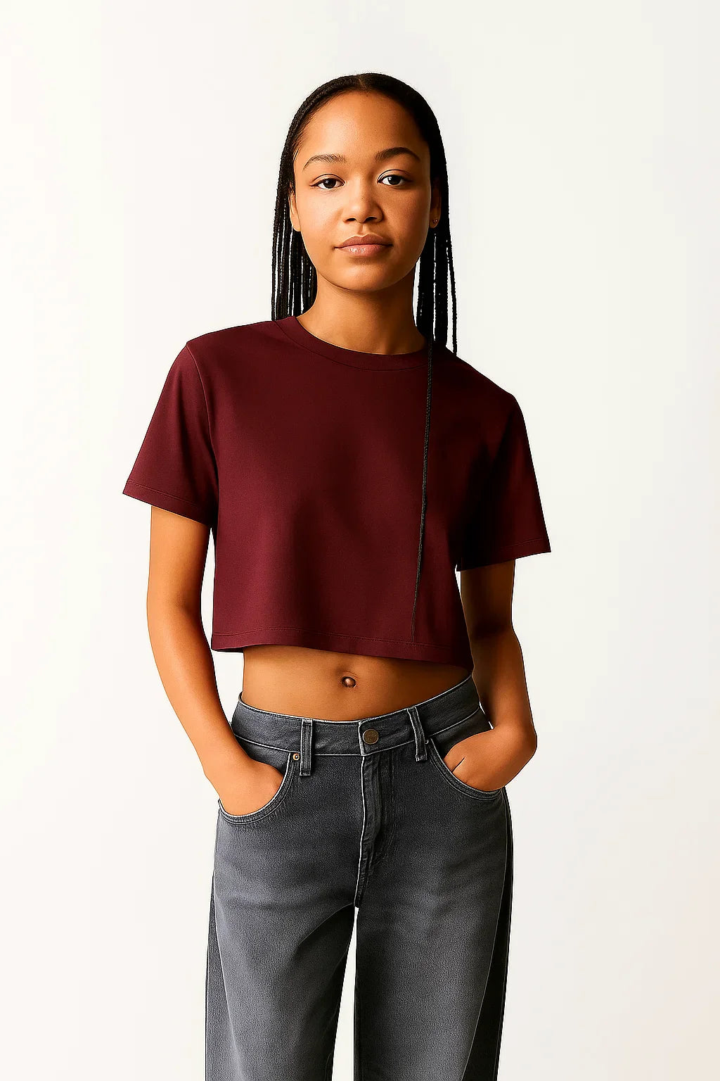 Urban Edge Cropped Tee