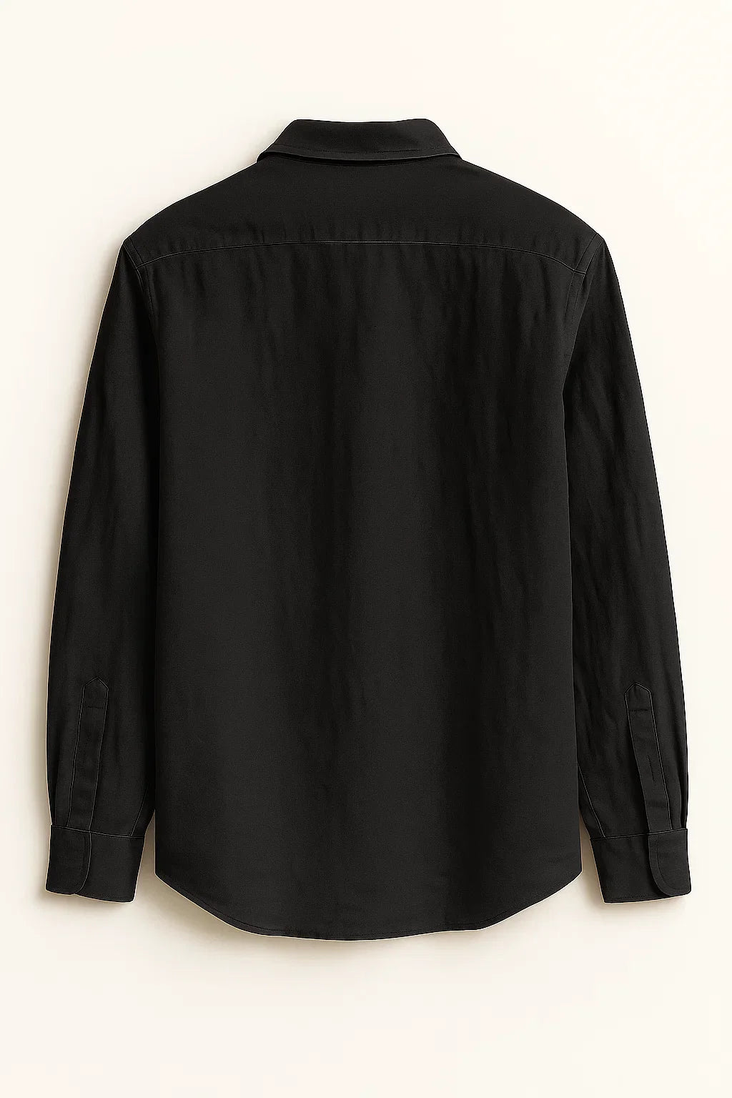UrbanEase Long Sleeve Pocket Button-Up Linen Shirt