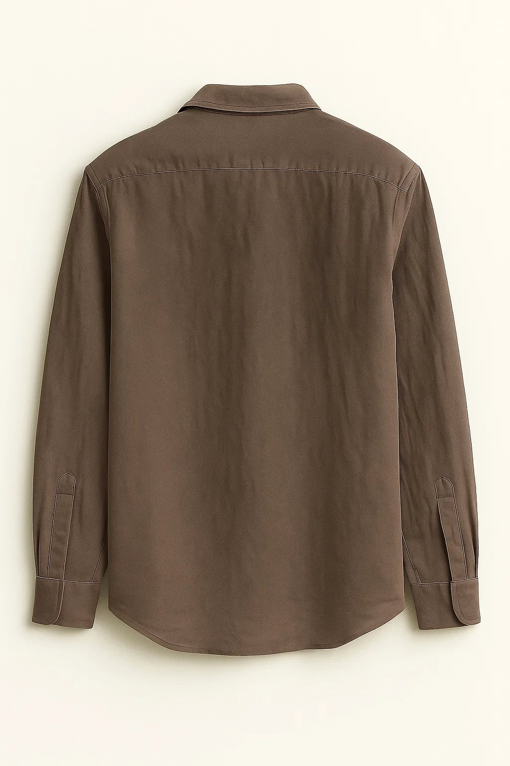 UrbanEase Long Sleeve Pocket Button-Up Linen Shirt