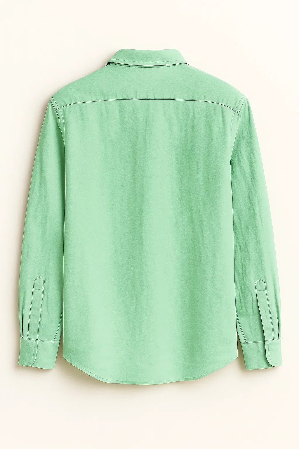 UrbanEase Long Sleeve Pocket Button-Up Linen Shirt
