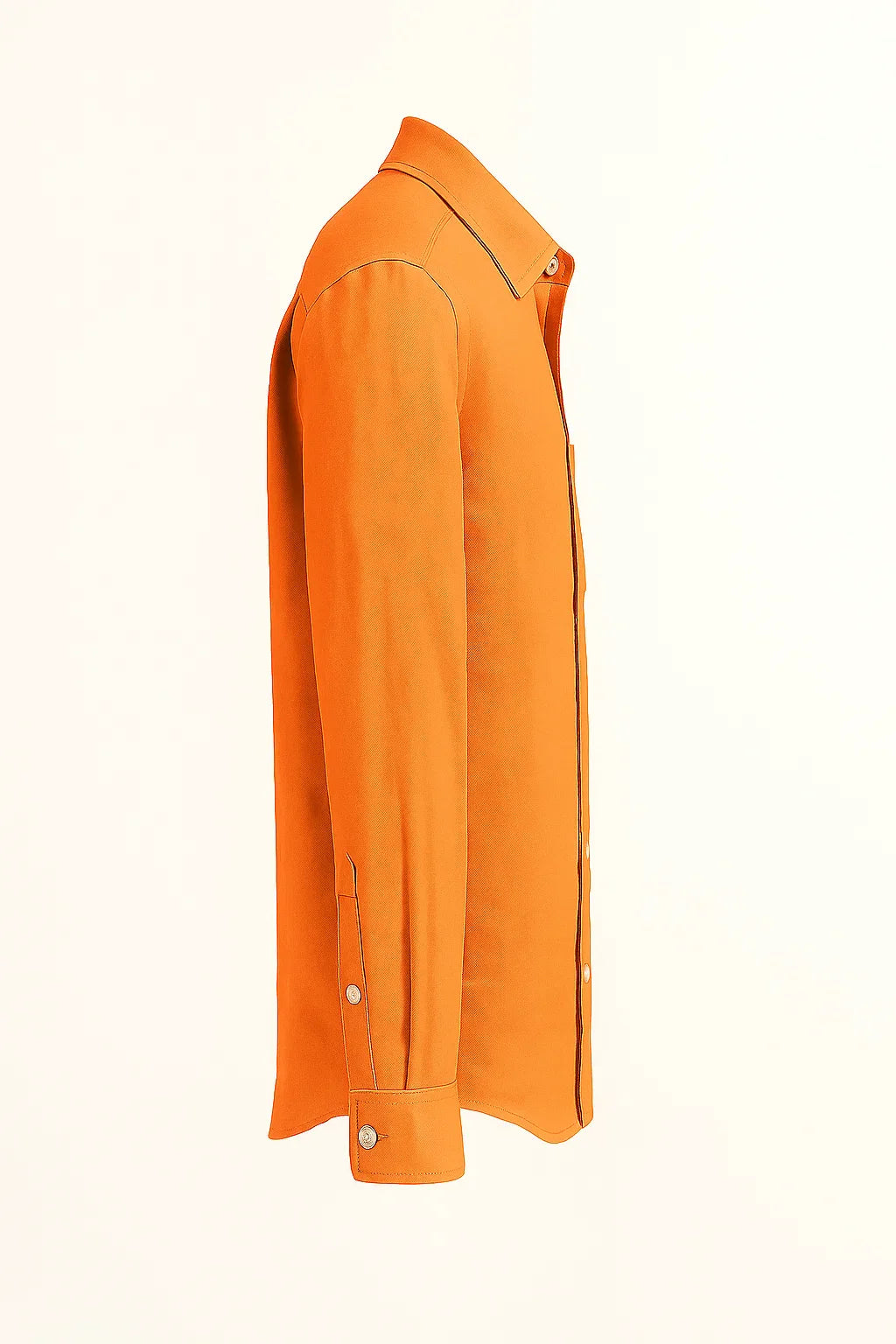 UrbanEase Long Sleeve Pocket Button-Up Linen Shirt