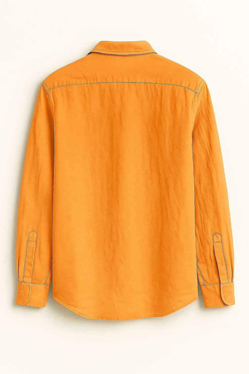 UrbanEase Long Sleeve Pocket Button-Up Linen Shirt
