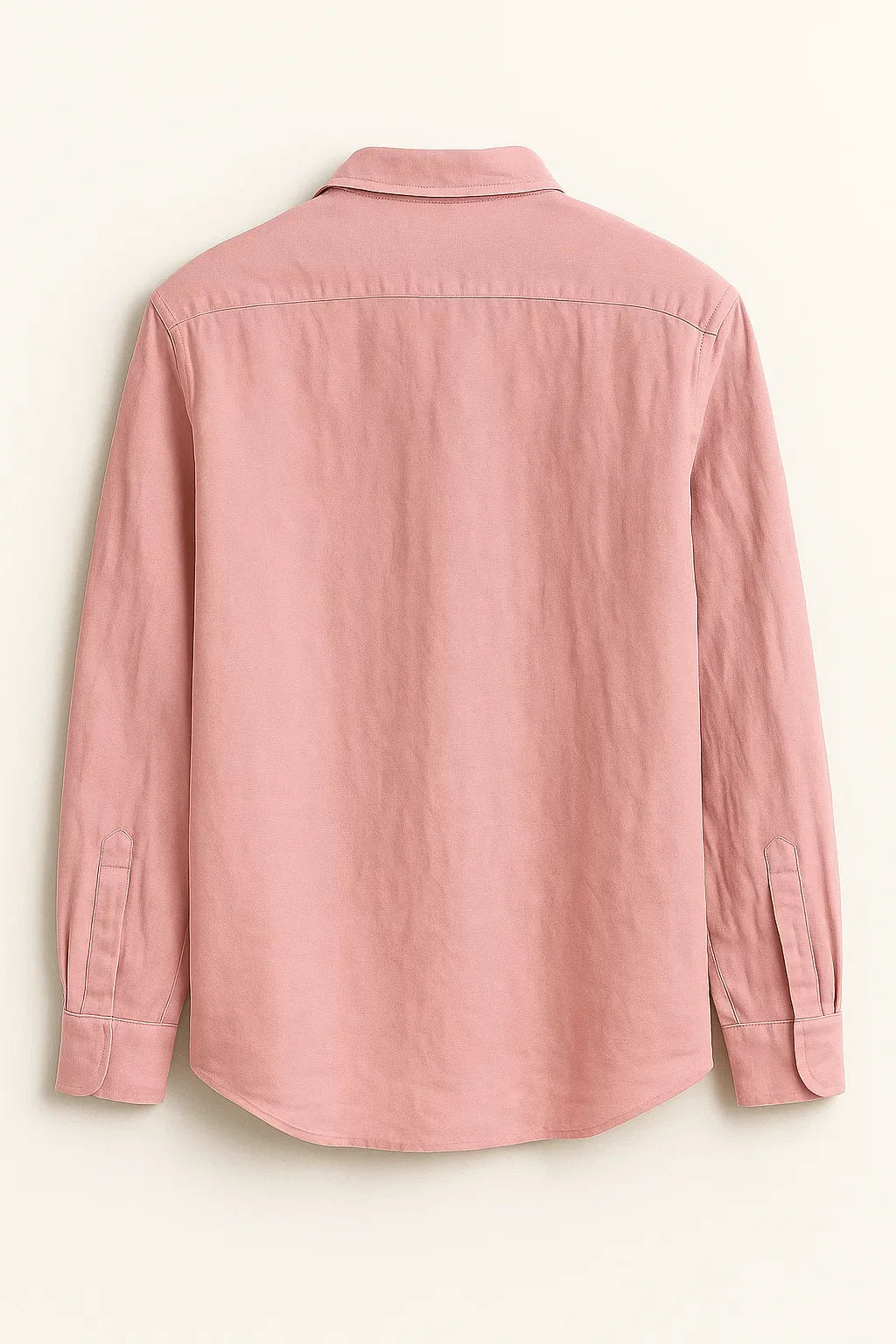 UrbanEase Long Sleeve Pocket Button-Up Linen Shirt