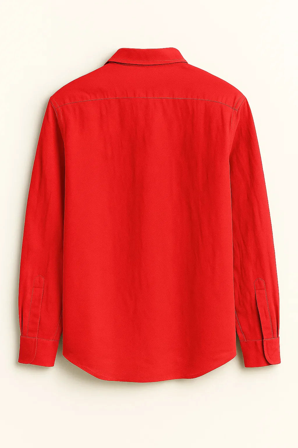 UrbanEase Long Sleeve Pocket Button-Up Linen Shirt