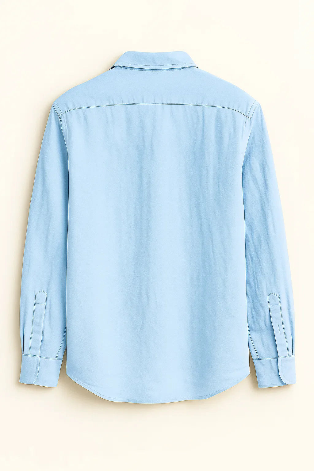 UrbanEase Long Sleeve Pocket Button-Up Linen Shirt