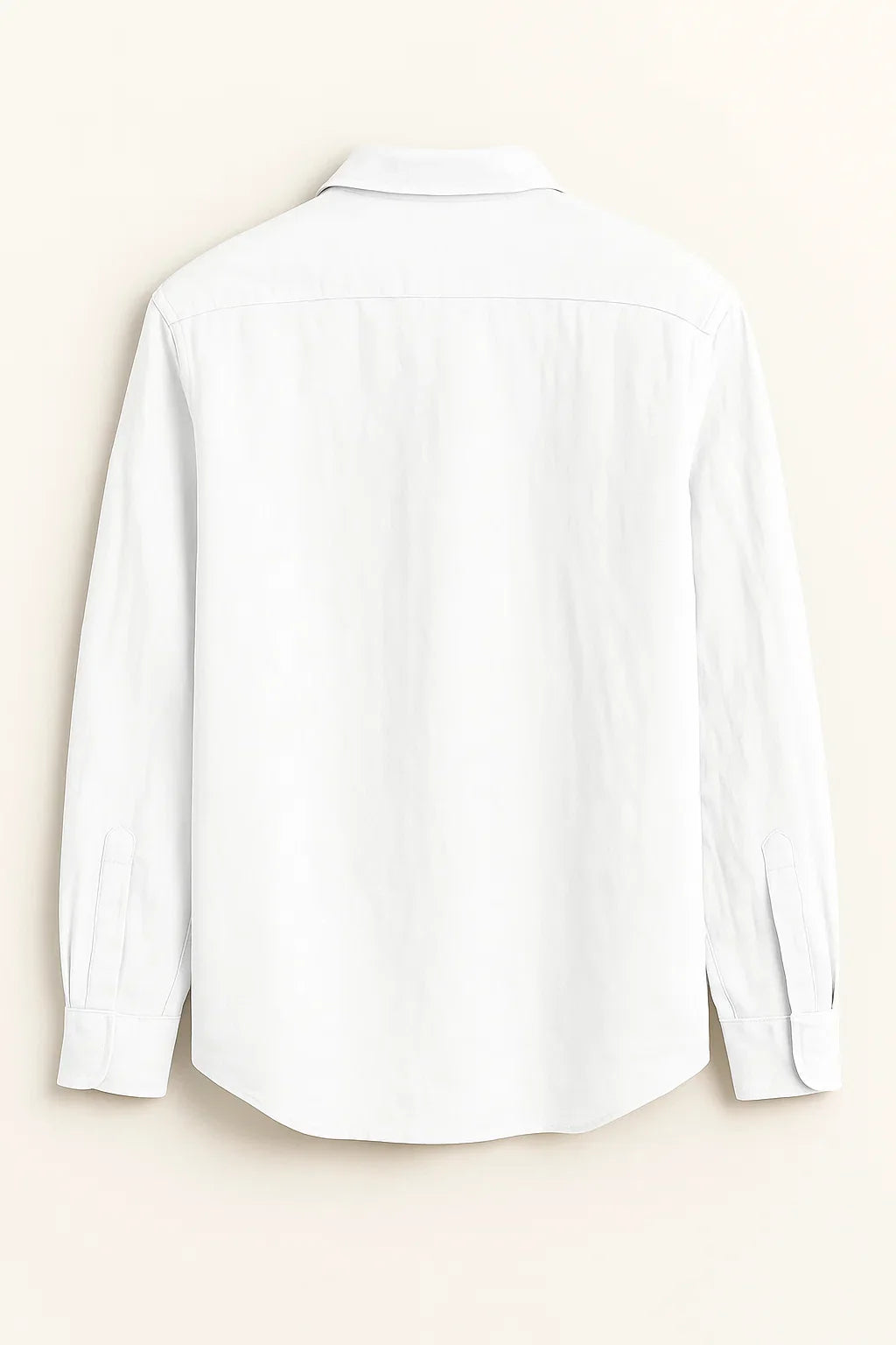 UrbanEase Long Sleeve Pocket Button-Up Linen Shirt