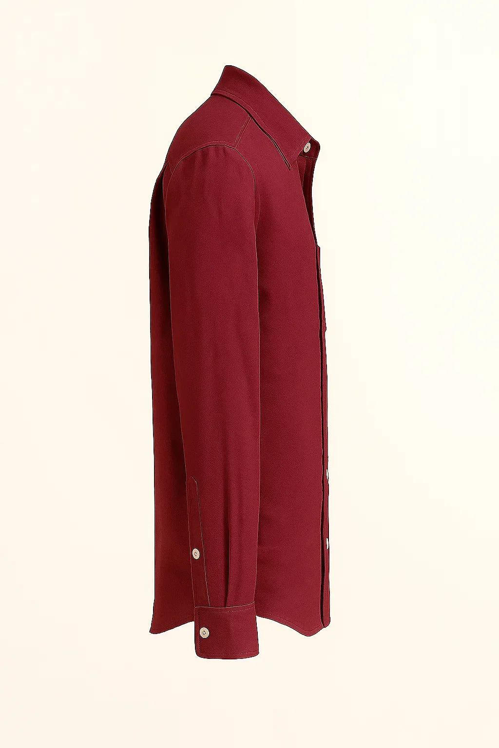 UrbanEase Long Sleeve Pocket Button-Up Linen Shirt